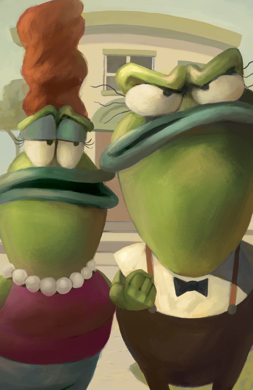 Rocko's Modern Life 4 (Subscription Mercado Cover) Fresh Comics