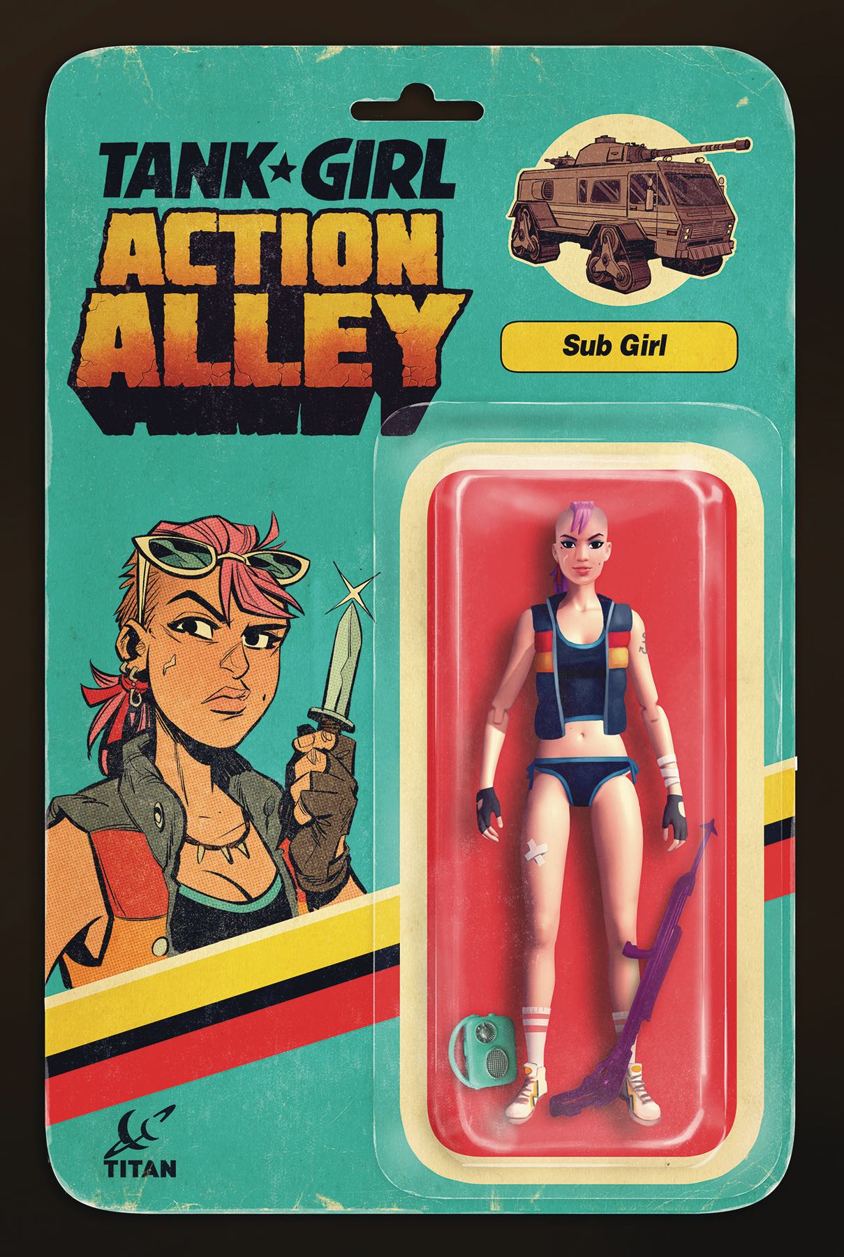 Tank Girl 4 (Sub Girl Action Figure Cover) Fresh Comics