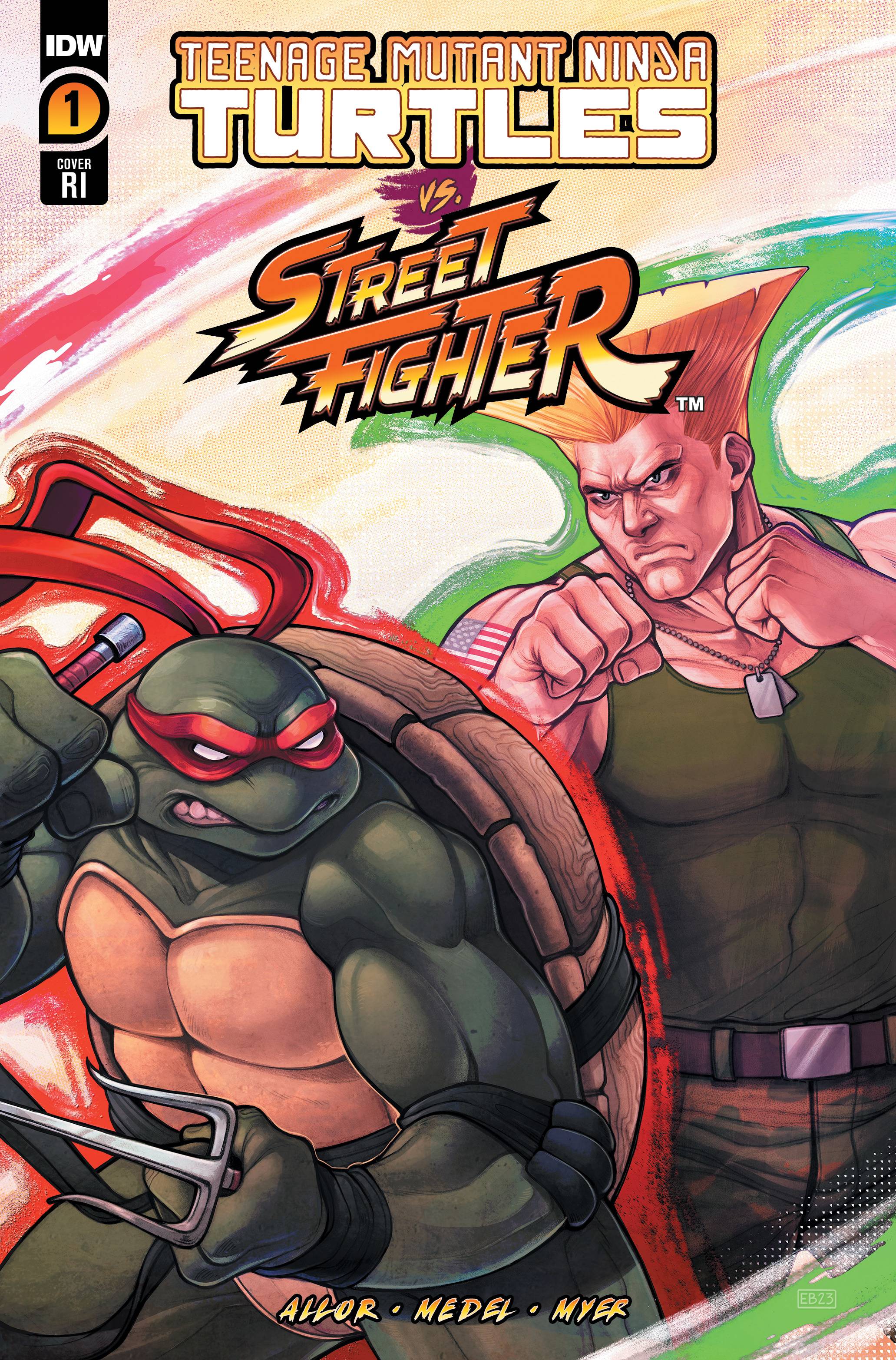 Teenage Mutant Ninja Turtles vs. Street Fighter 1 (50 Copy Beals Cover