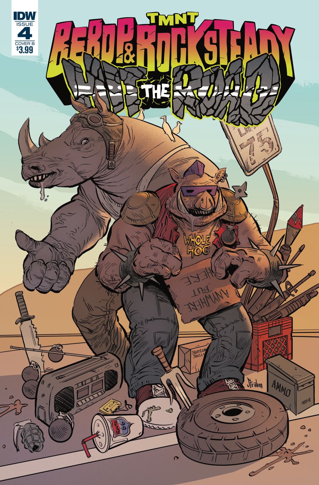 Teenage Mutant Ninja Turtles Bebop and Rocksteady Hit the Road 4
