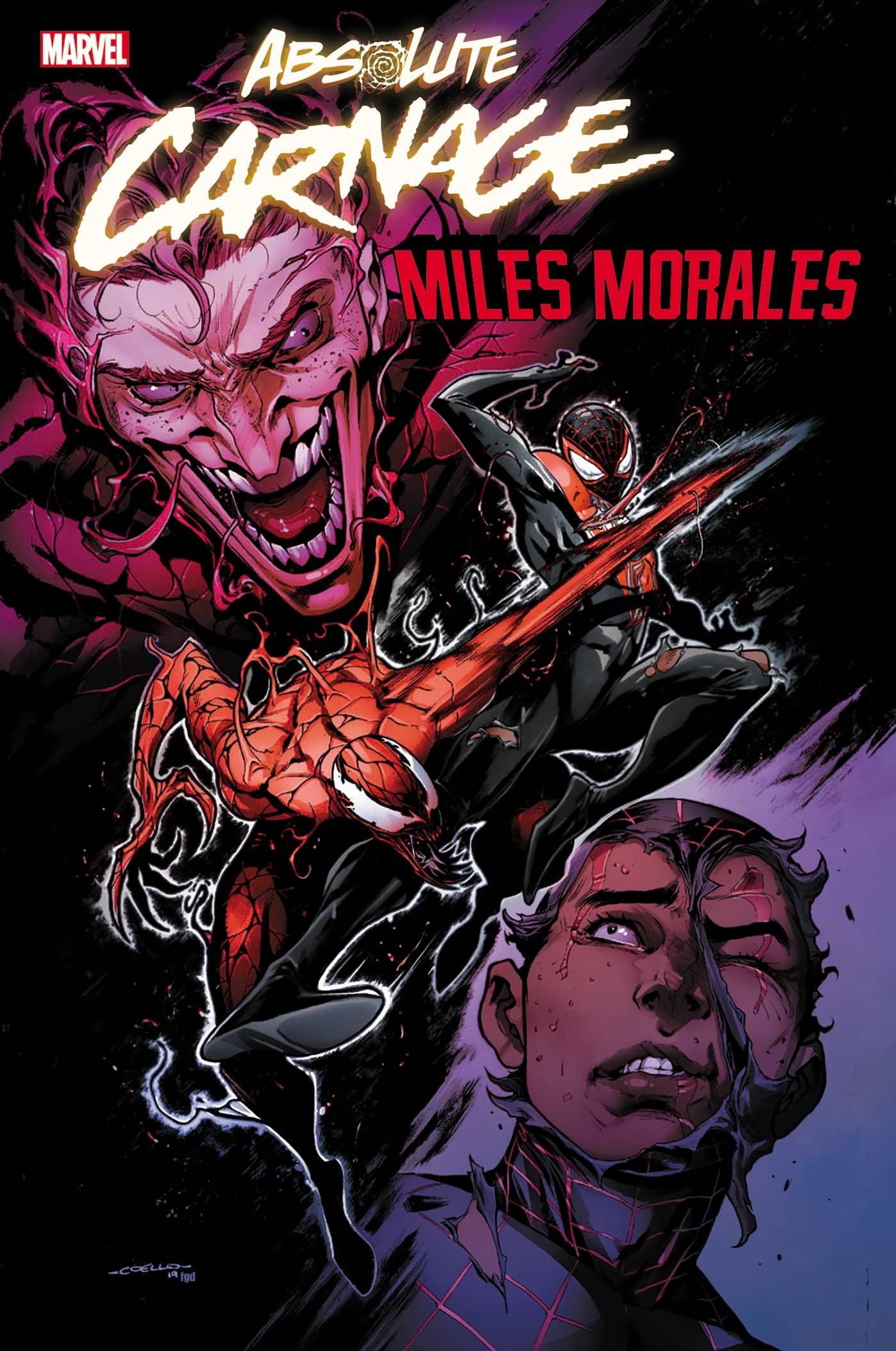 Absolute Carnage Miles Morales 1 (Coello Cover) Fresh Comics