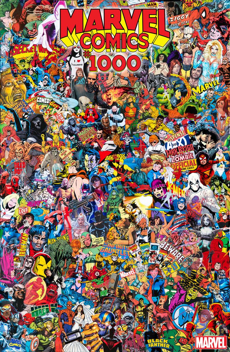 Marvel Comics 1000 (Garcin Collage Cover) Fresh Comics