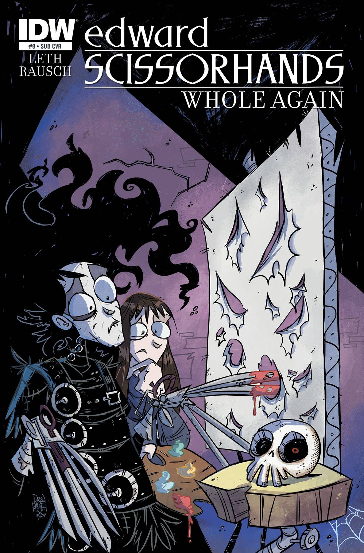 Edward Scissorhands 8 (Subscription Cover) Fresh Comics