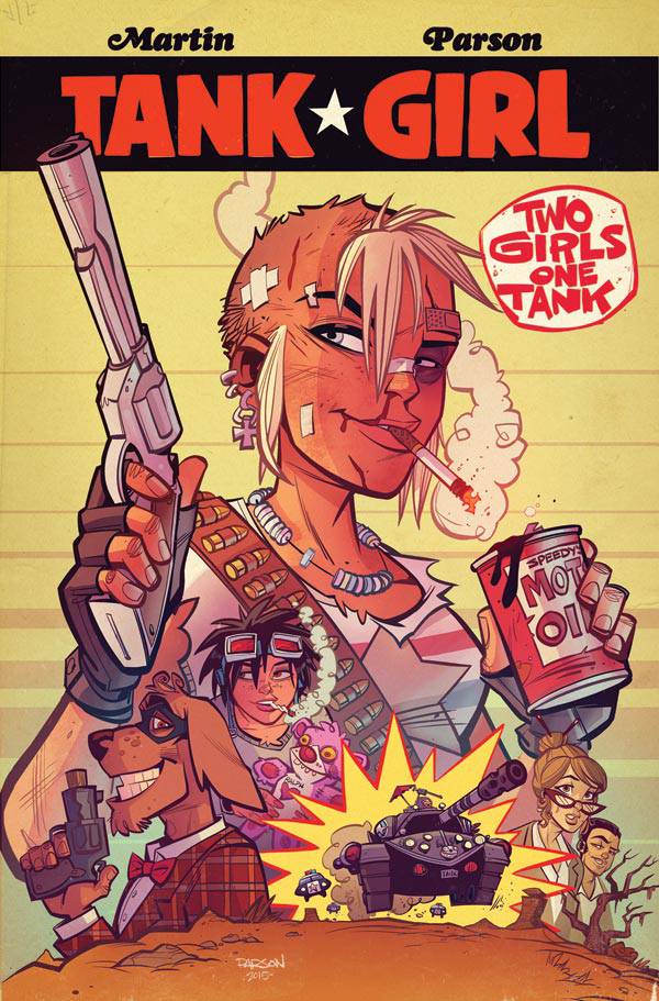 Tank Girl Two Girls, One Tank 1 (Parsons Cover) Fresh Comics