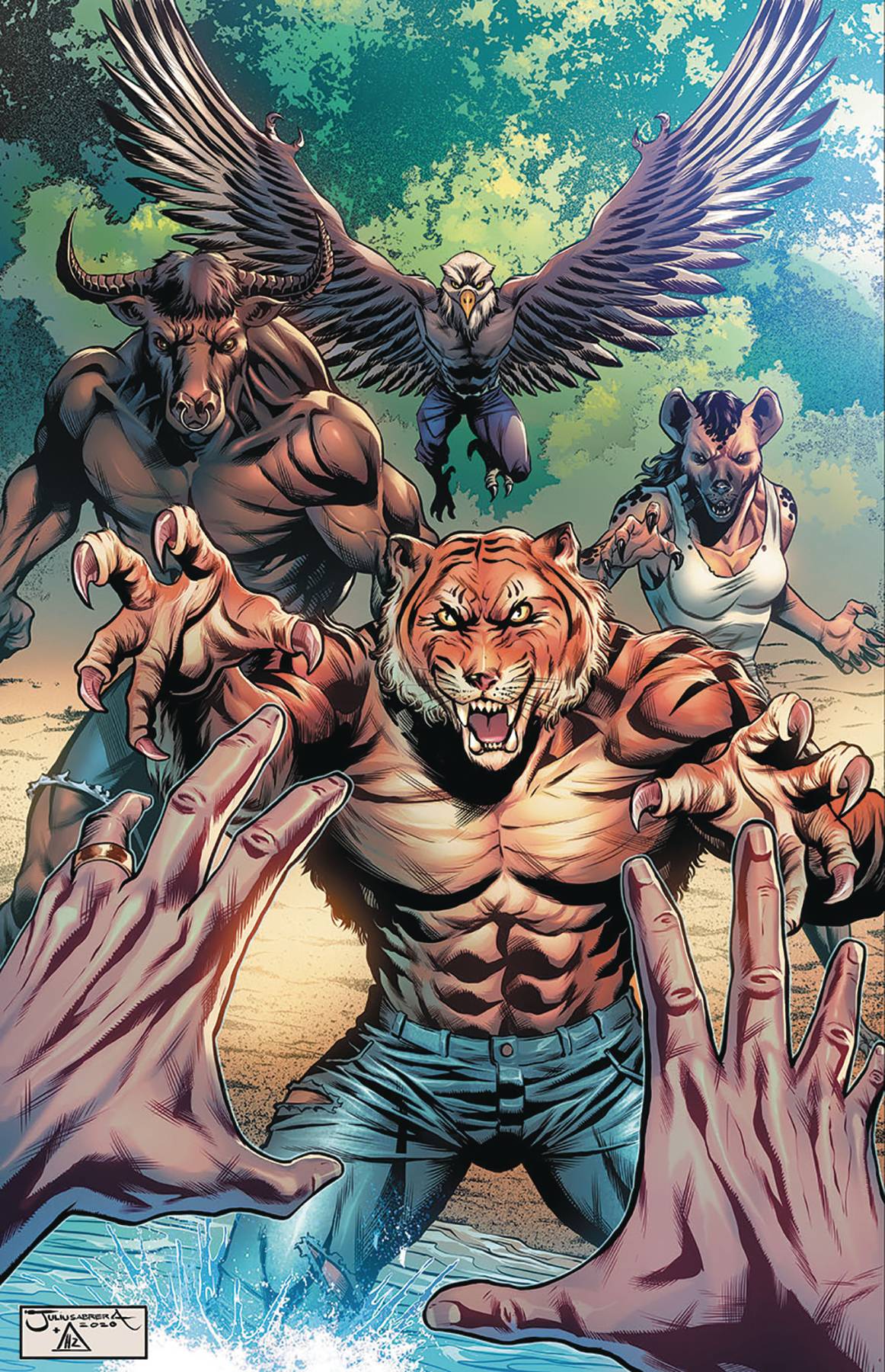 Red Agent The Island of Dr. Moreau 5 (Abrera Cover) Fresh Comics