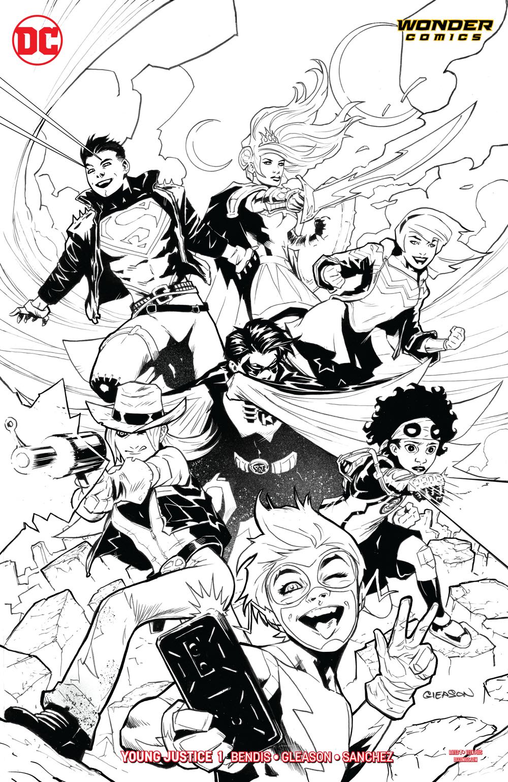 Young Justice 1 (Variant Cover) Fresh Comics