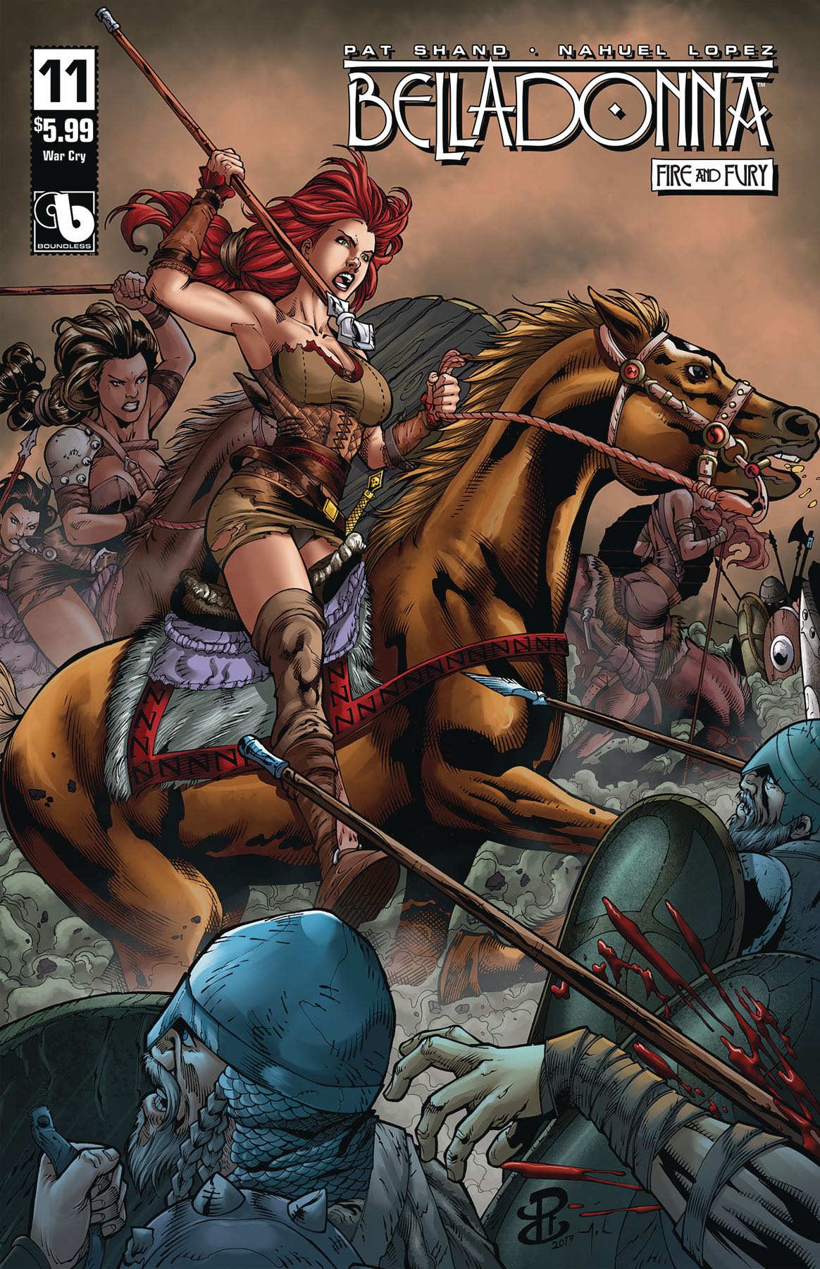 Belladonna Fire and Fury 11 (War Cry Cover) Fresh Comics