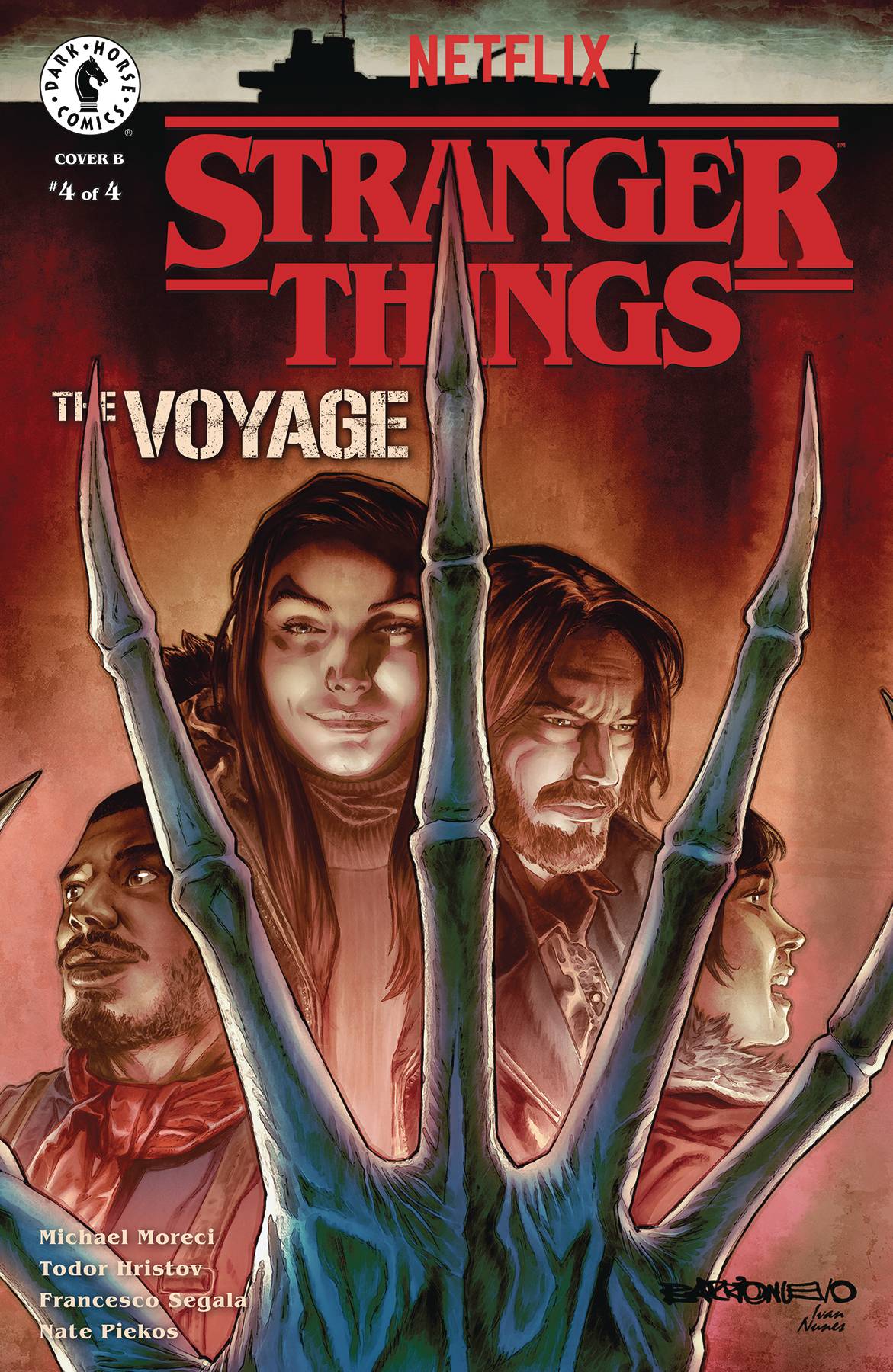 Stranger Things The Voyage 4 (Barrionuevo Cover) Fresh Comics