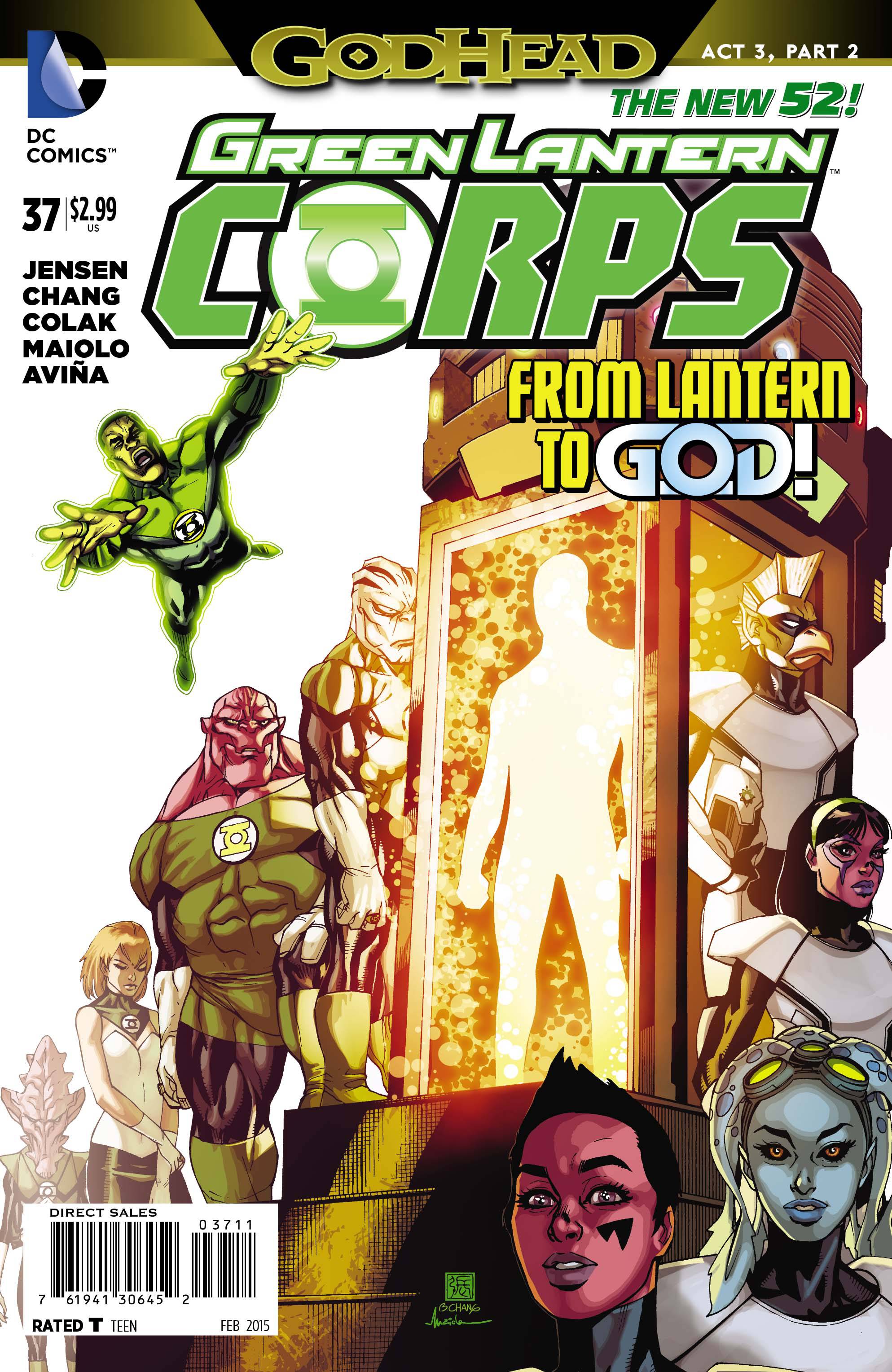 Green Lantern Corps 37 (Godhead) Fresh Comics