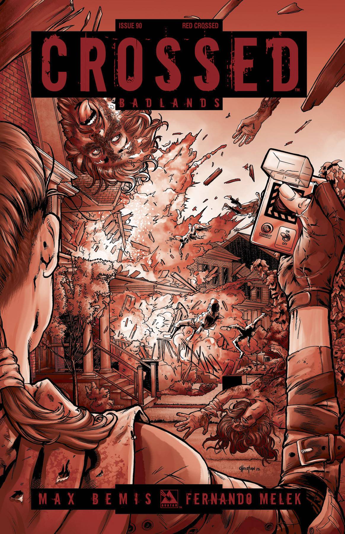 Crossed Badlands 90 (Red Cross Order Incentive Cover) Fresh Comics