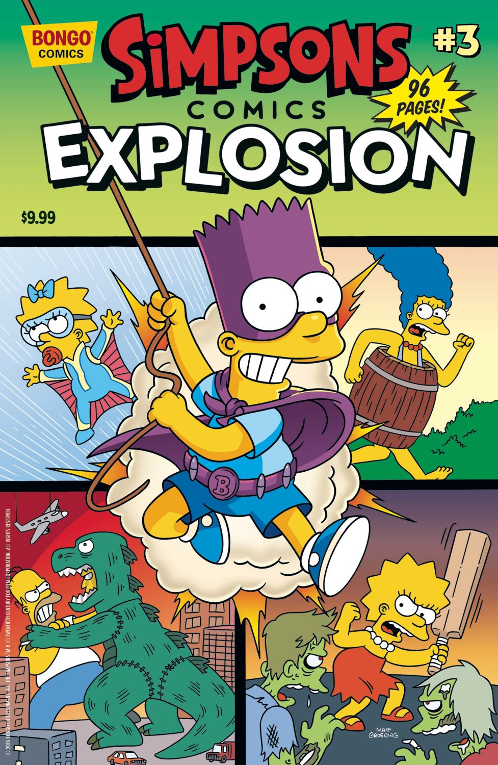 Simpsons Comics Explosion 3 Fresh Comics