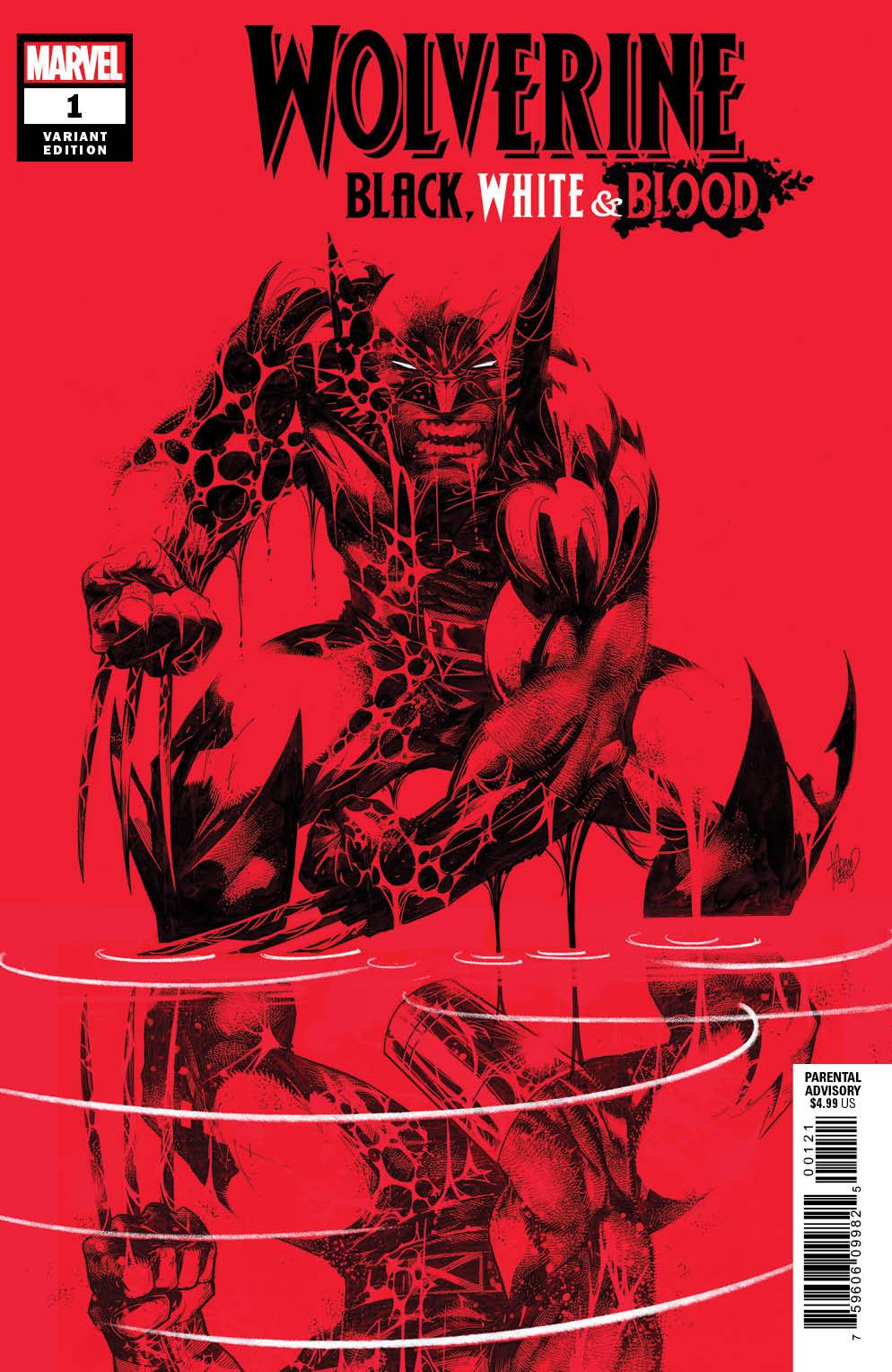 Wolverine Black, White & Blood 1 (Kubert Cover) Fresh Comics