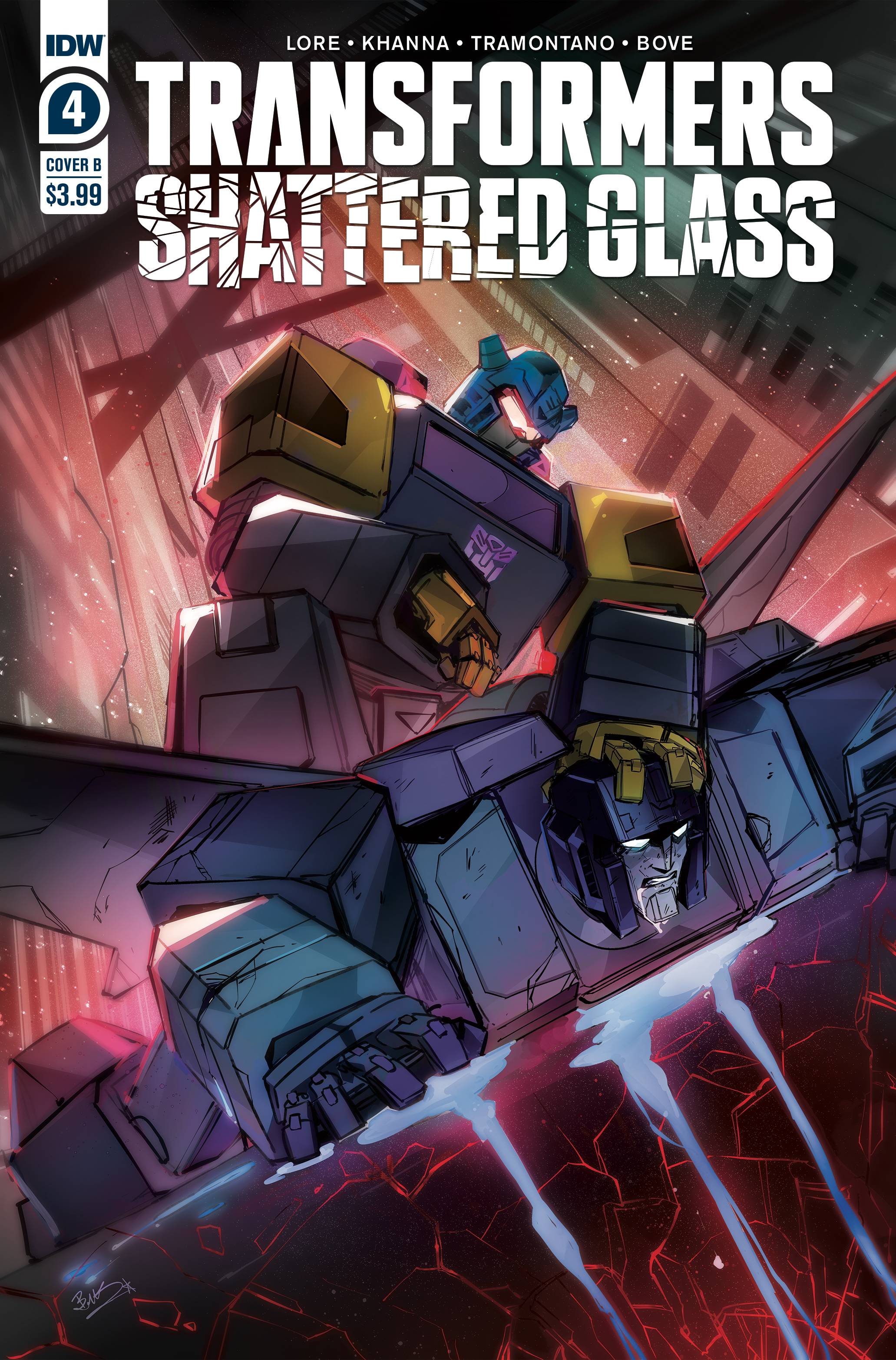 Transformers Shattered Glass 4 (McGuireSmith Cover) Fresh Comics