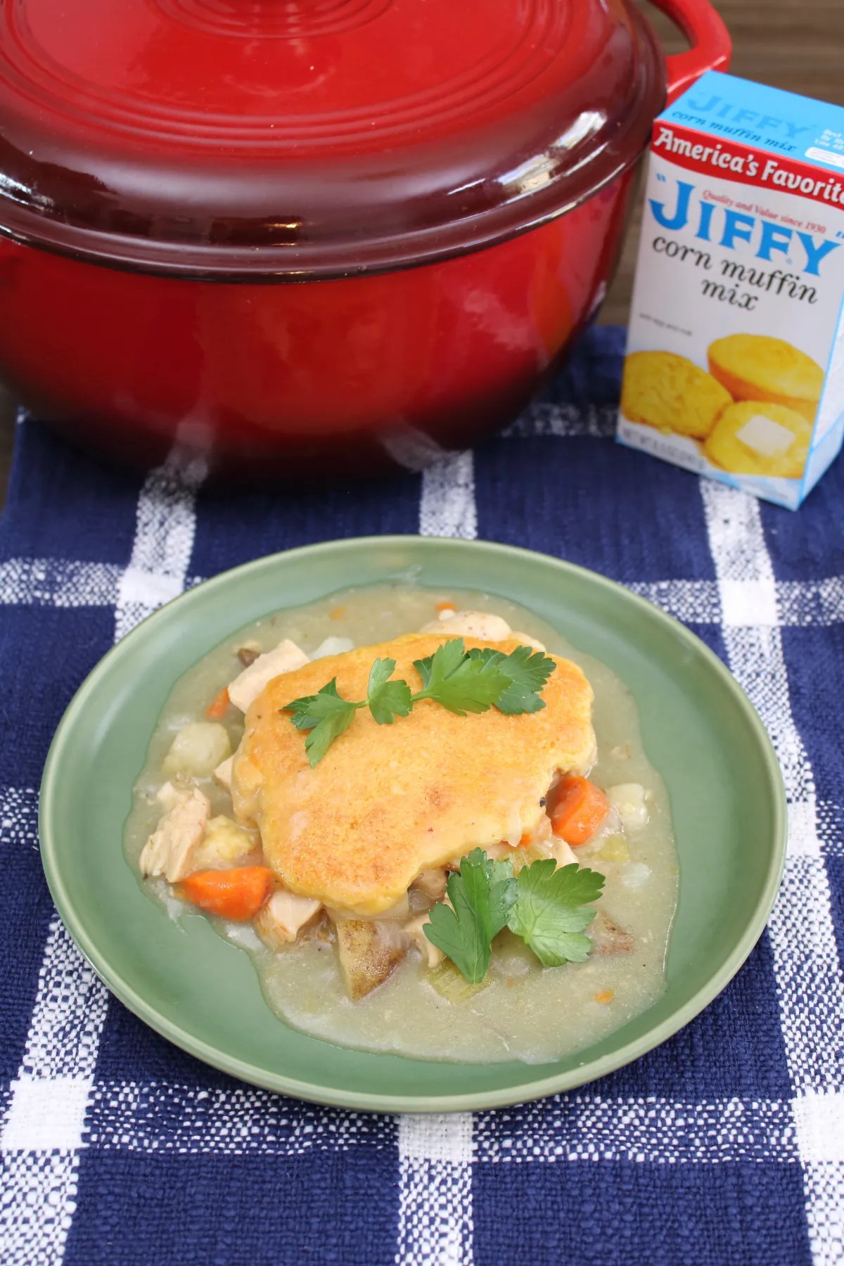 Jiffy Mix Cornbread Dumplings Fresh Cooked Fun