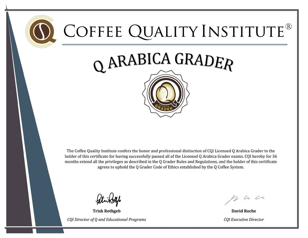 Q Grader Certification for Baristas Fresh Cup Magazine