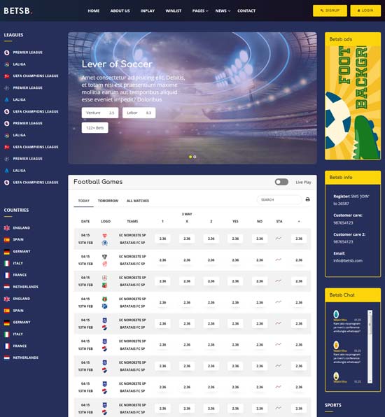 60+ Best Sport site Templates Free & Premium freshDesignweb