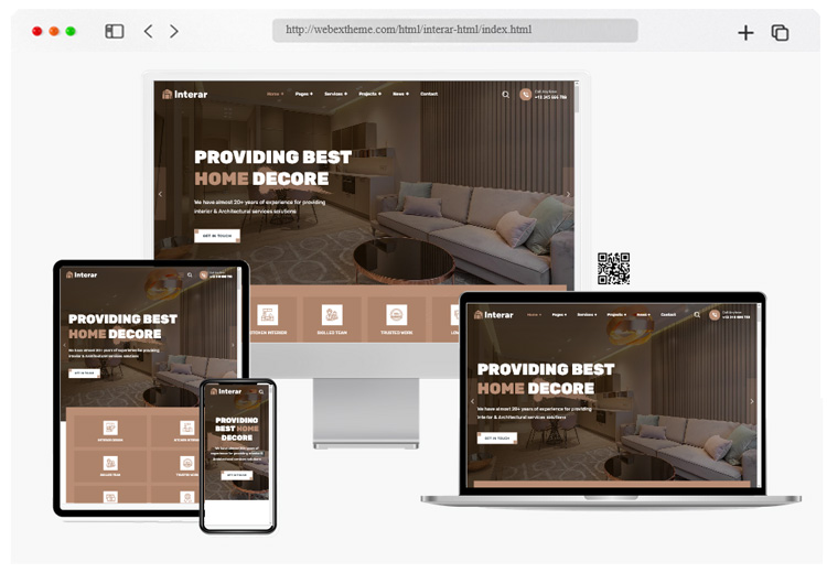 25 Best Interior Design & Architecture site Templates 2024