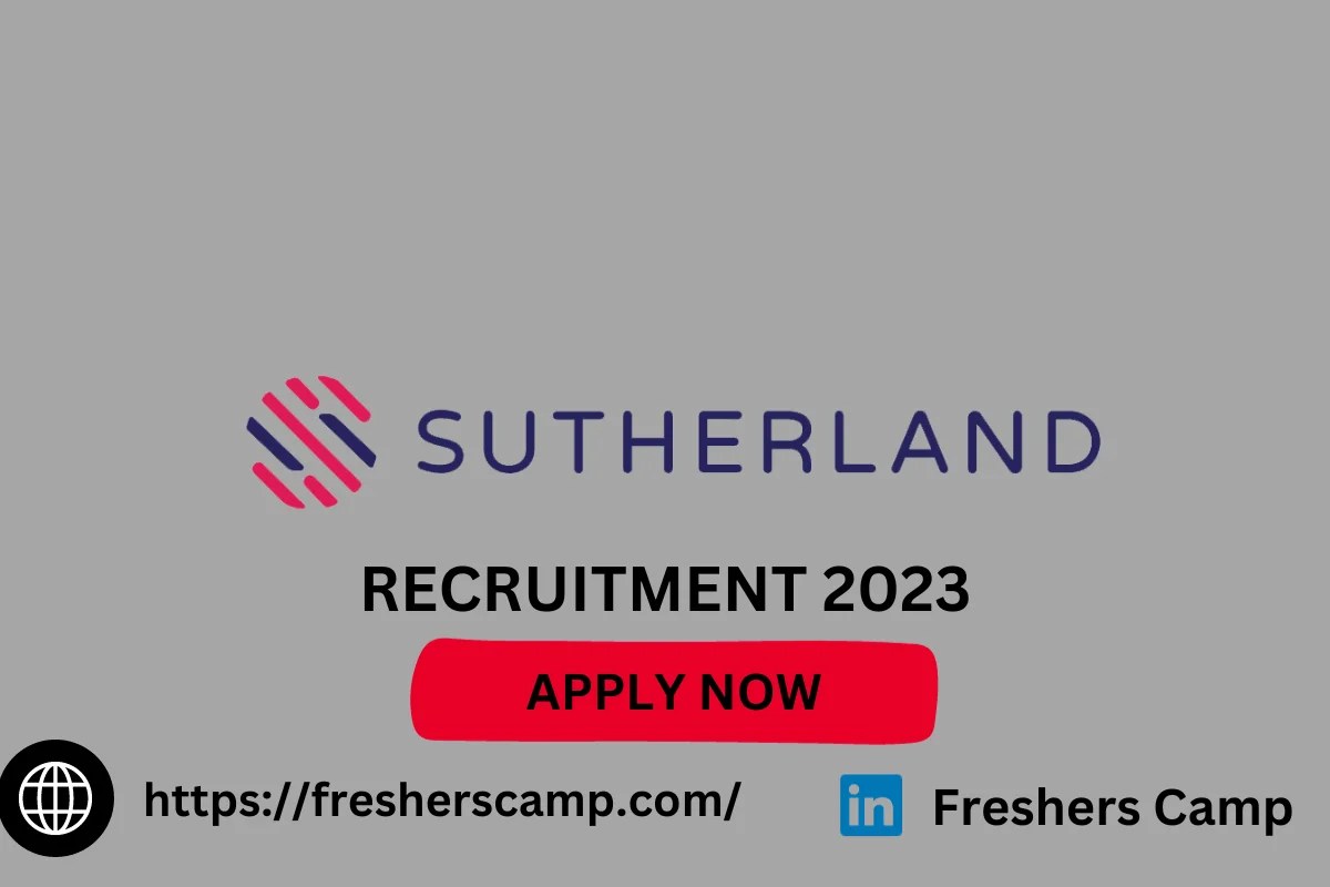 Sutherland Off Campus Drive 2023 Recruitment for Associate Apply Now