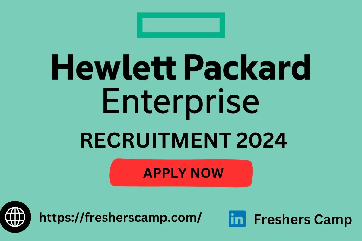 HPE Freshers Hiring Drive 2024 Recruiting Procurement Operations