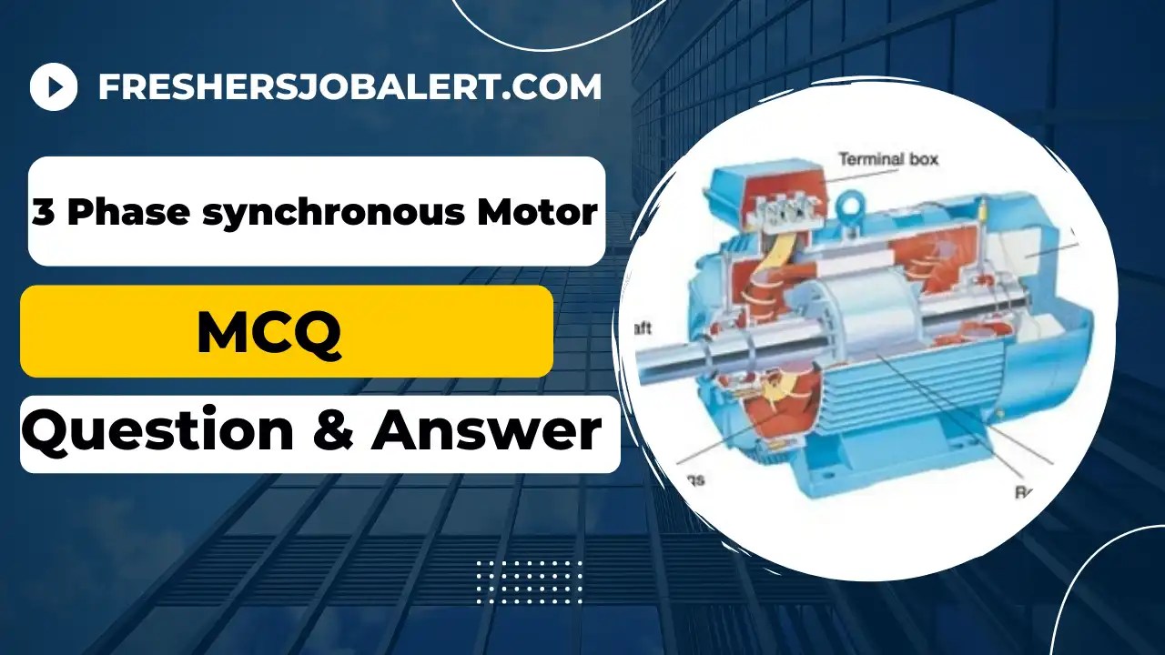 Alternator MCQ Question & Answer Freshers Job Alert