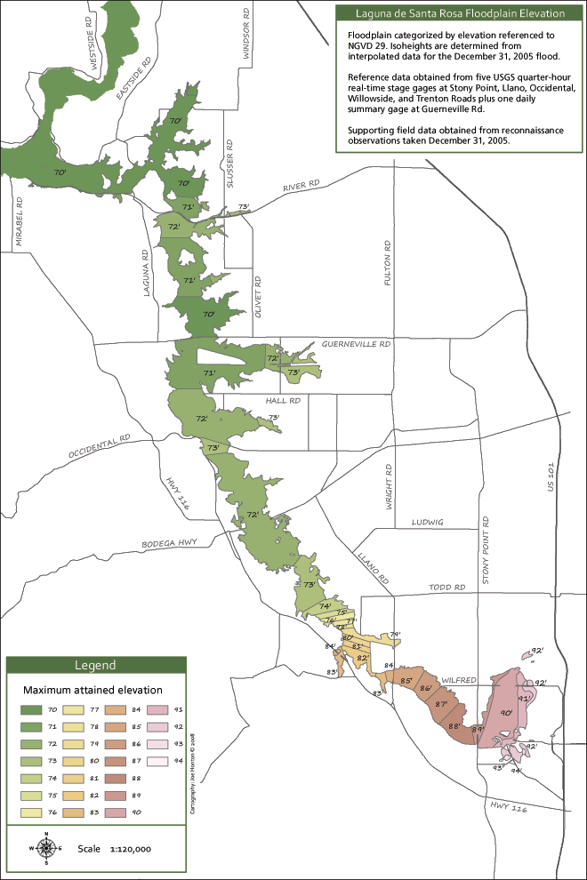 McAllen, US Flood Map: Elevation Map, Sea Level Rise Map