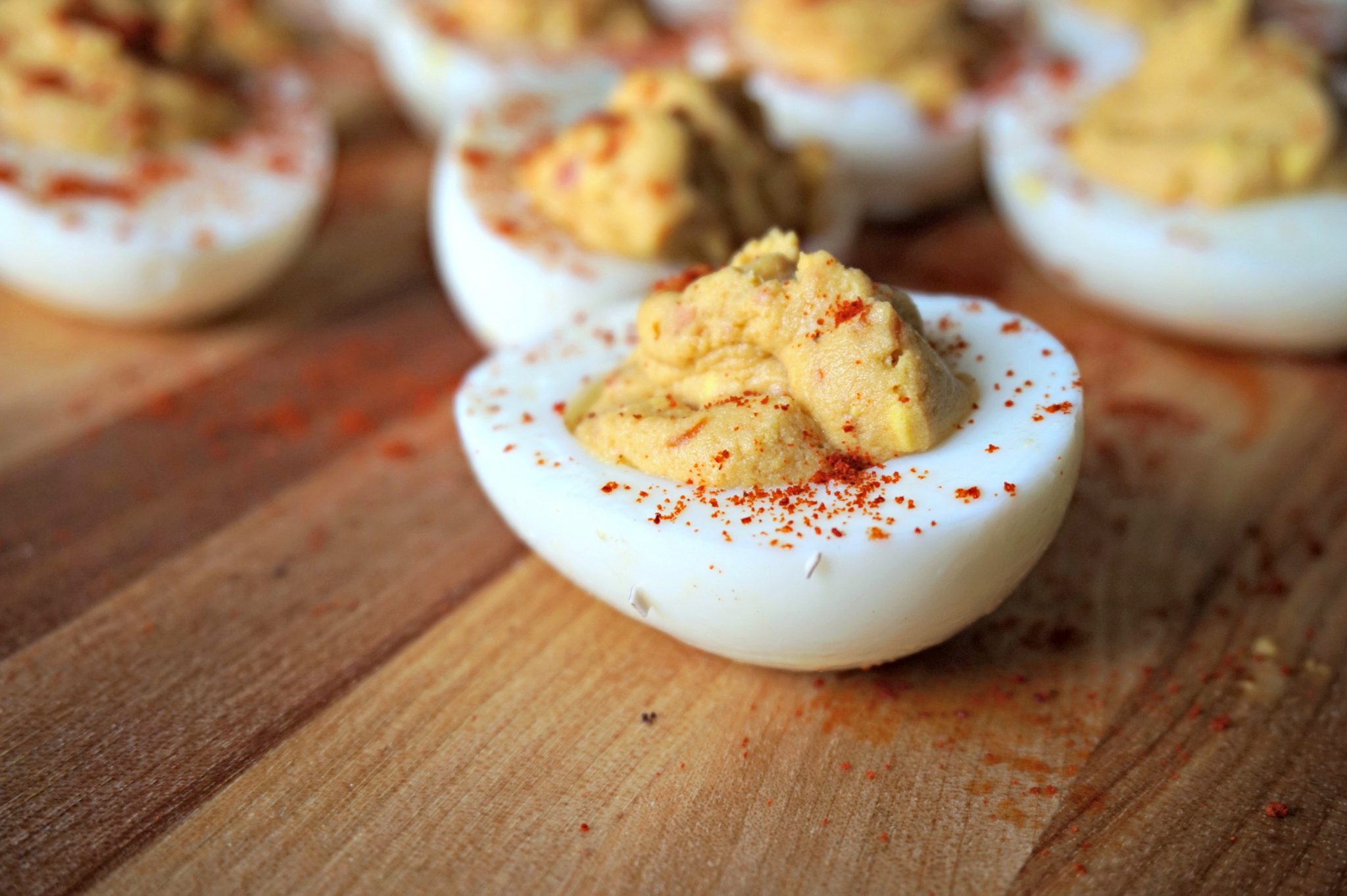 Hot and Healthy Deviled Eggs {mayofree} Fresh Fit N Healthy