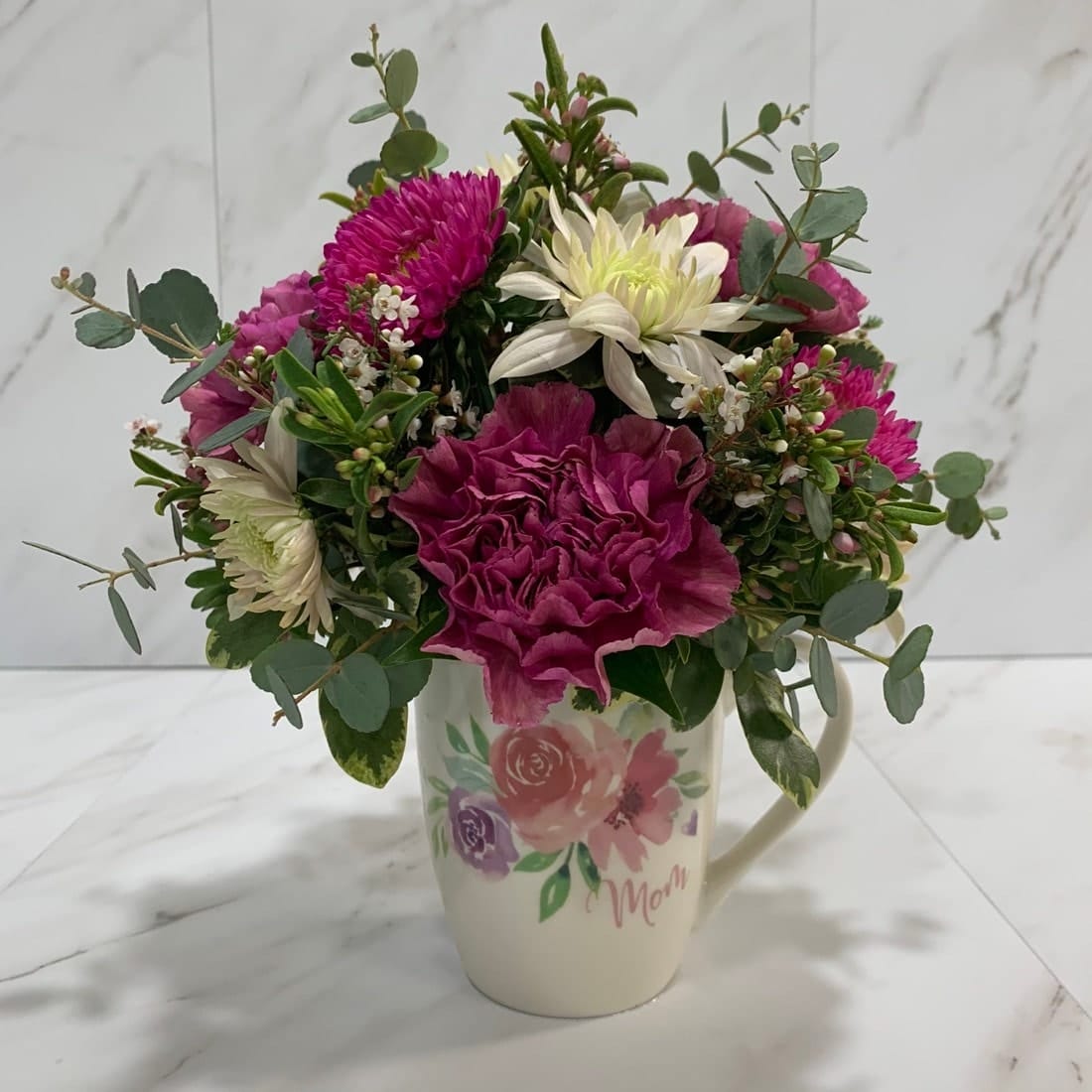 All For You Mom Mug Fresh Flowers by Anna