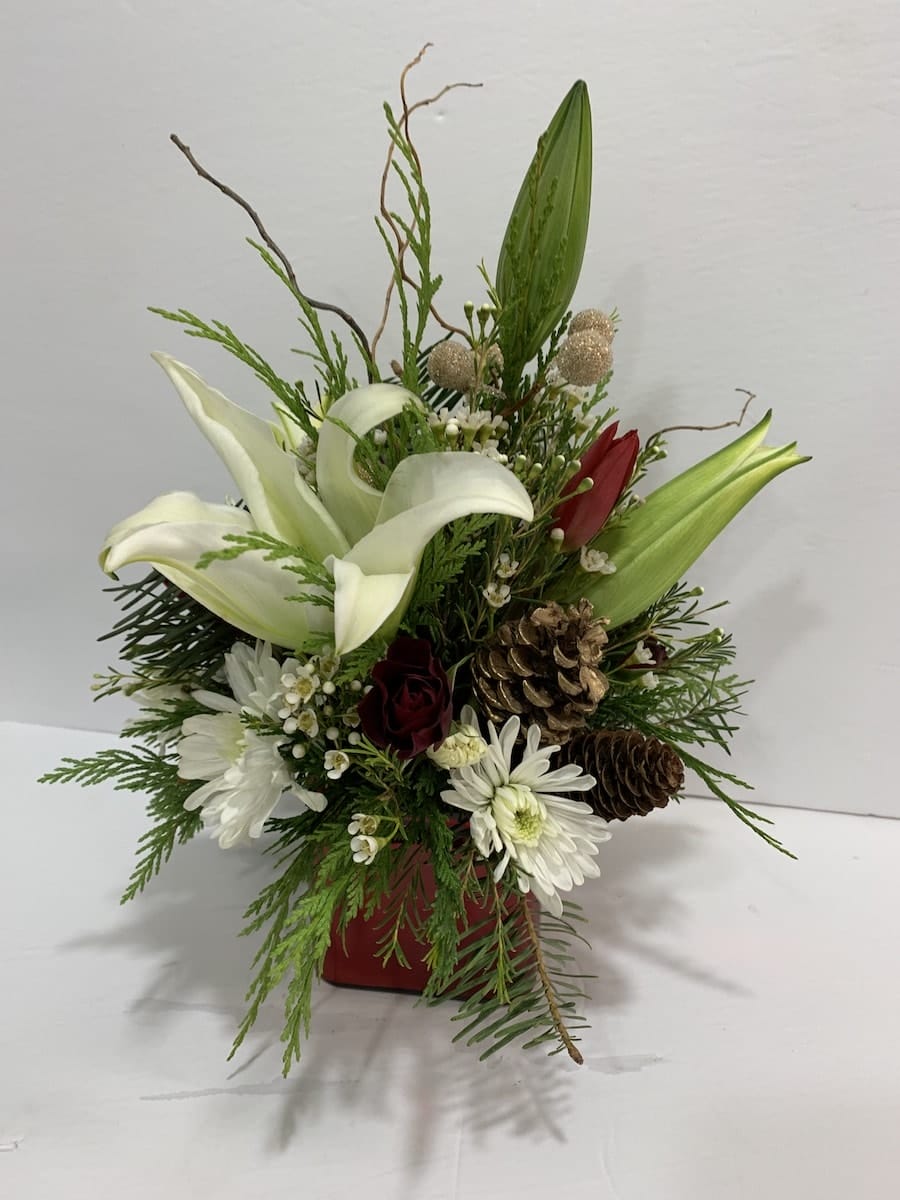 Christmas Dreams Fresh Flowers by Anna