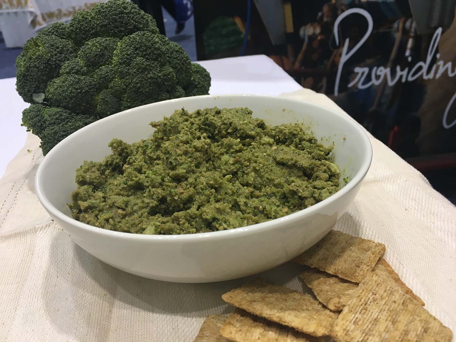 Broccoli Pesto Dip Fresh from the Start