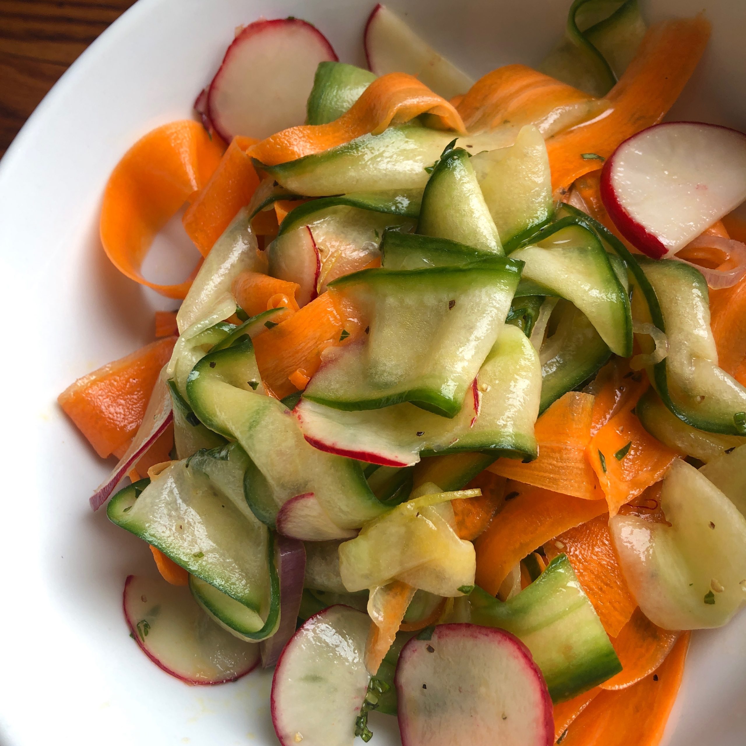 Cucumber Radish Salad Fresh from the Start