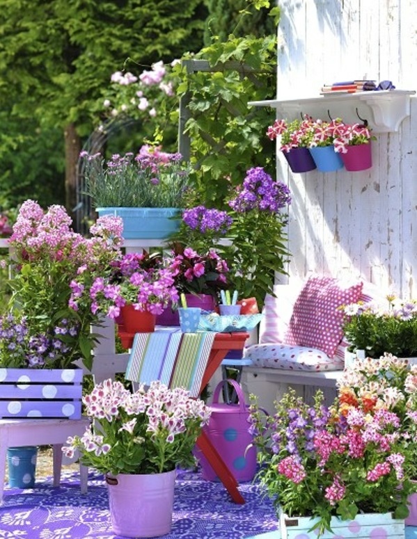 55 Balkonbepflanzung Ideen tolle Blumen für Balkon