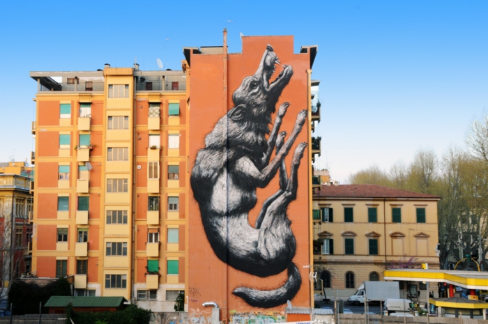 Streetart Künstler die anonymen Ritter der Nacht
