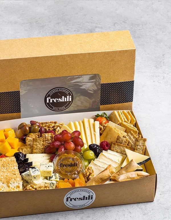 Tabla de quesos Freshli express catering a domicilio