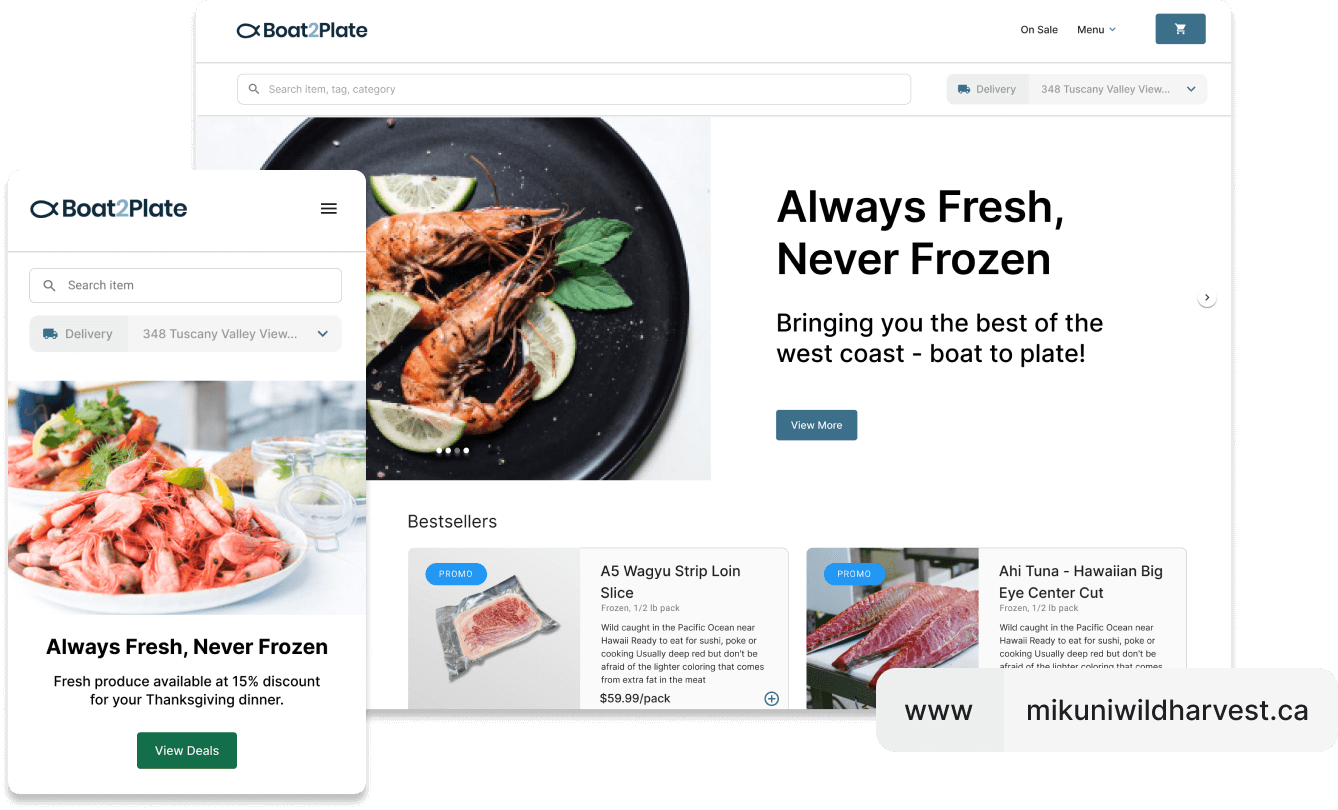 built for fish markets Freshline