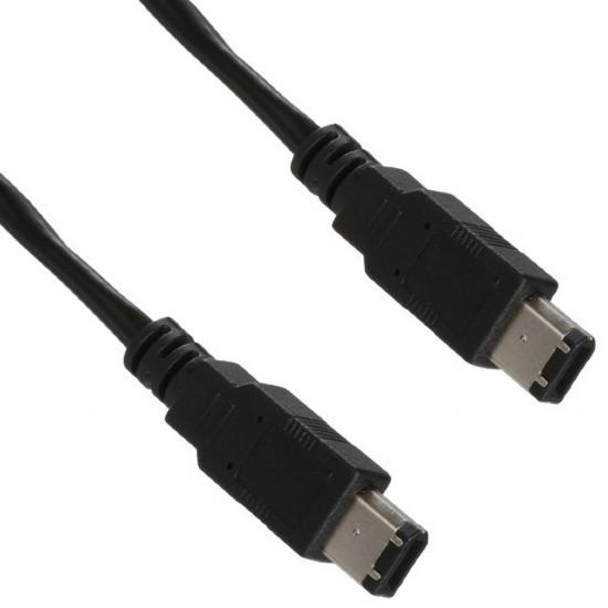 6ft Black MAC Firewire Cable Fresh Mango BVI