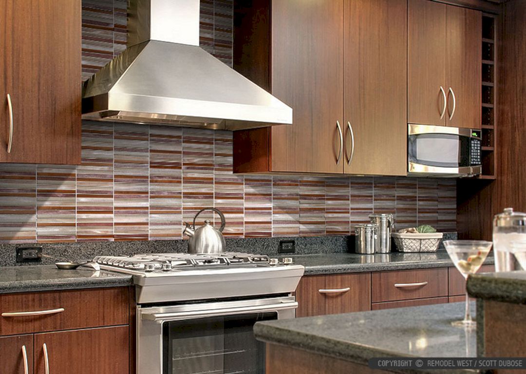 Modern Kitchen Tile Backsplash (Modern Kitchen Tile