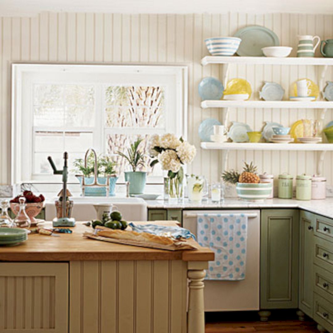 Coastal Farmhouse Kitchen Design 1 (Coastal Farmhouse