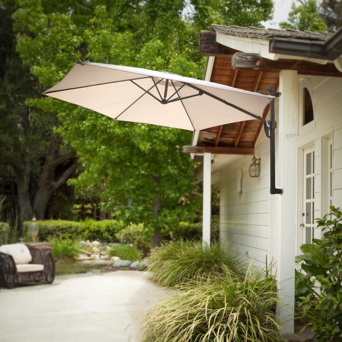 45 Patio Umbrella Ideas & Sun Shade Sail Designs for Backyard