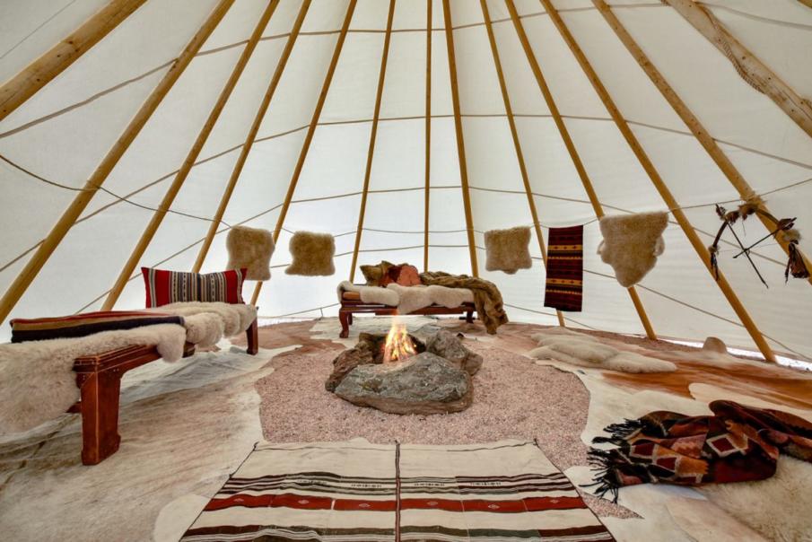 Glamping at its best backyard yurts tents and teepees