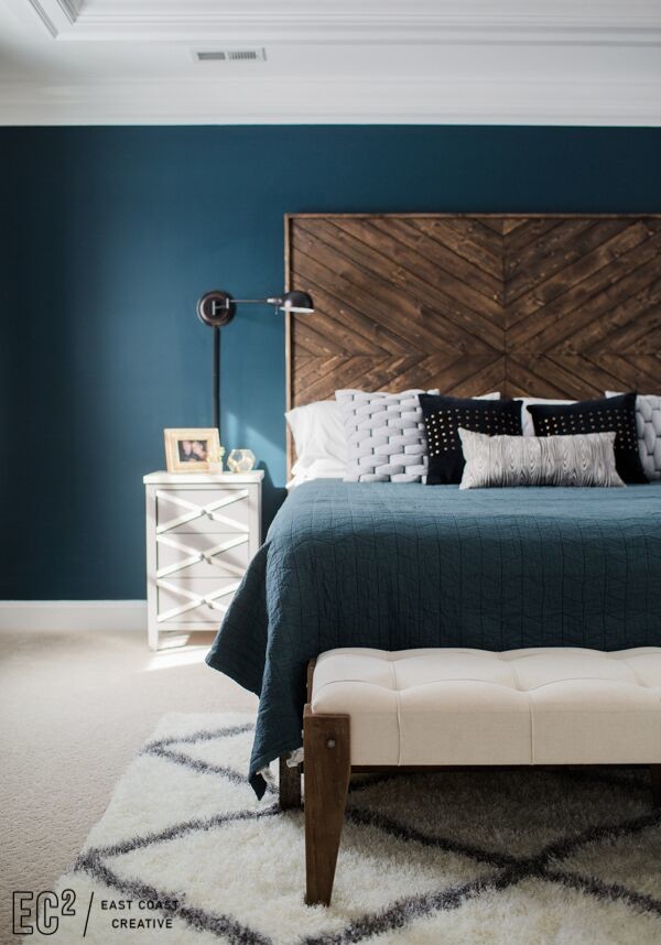 10 Best DIY Herringbone Headboard Plans