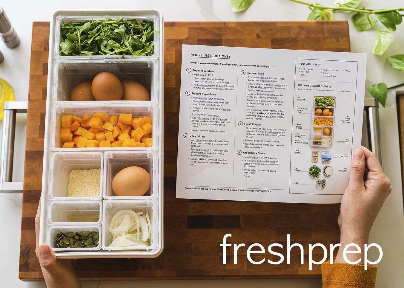 Fresh Prep Meal Kit service delivering to Vancouver and Calgary
