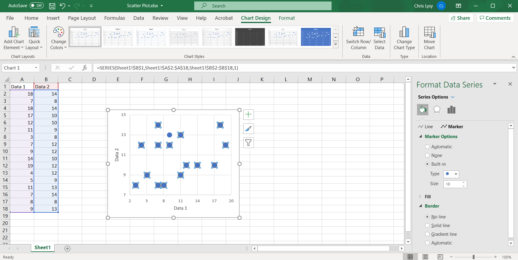 How to Create Scatter Plots in Excel