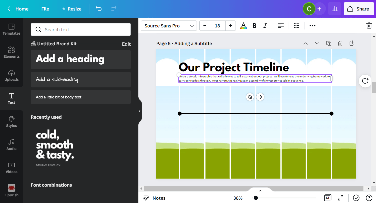 How to create a timeline infographic using Canva. LaptrinhX / News