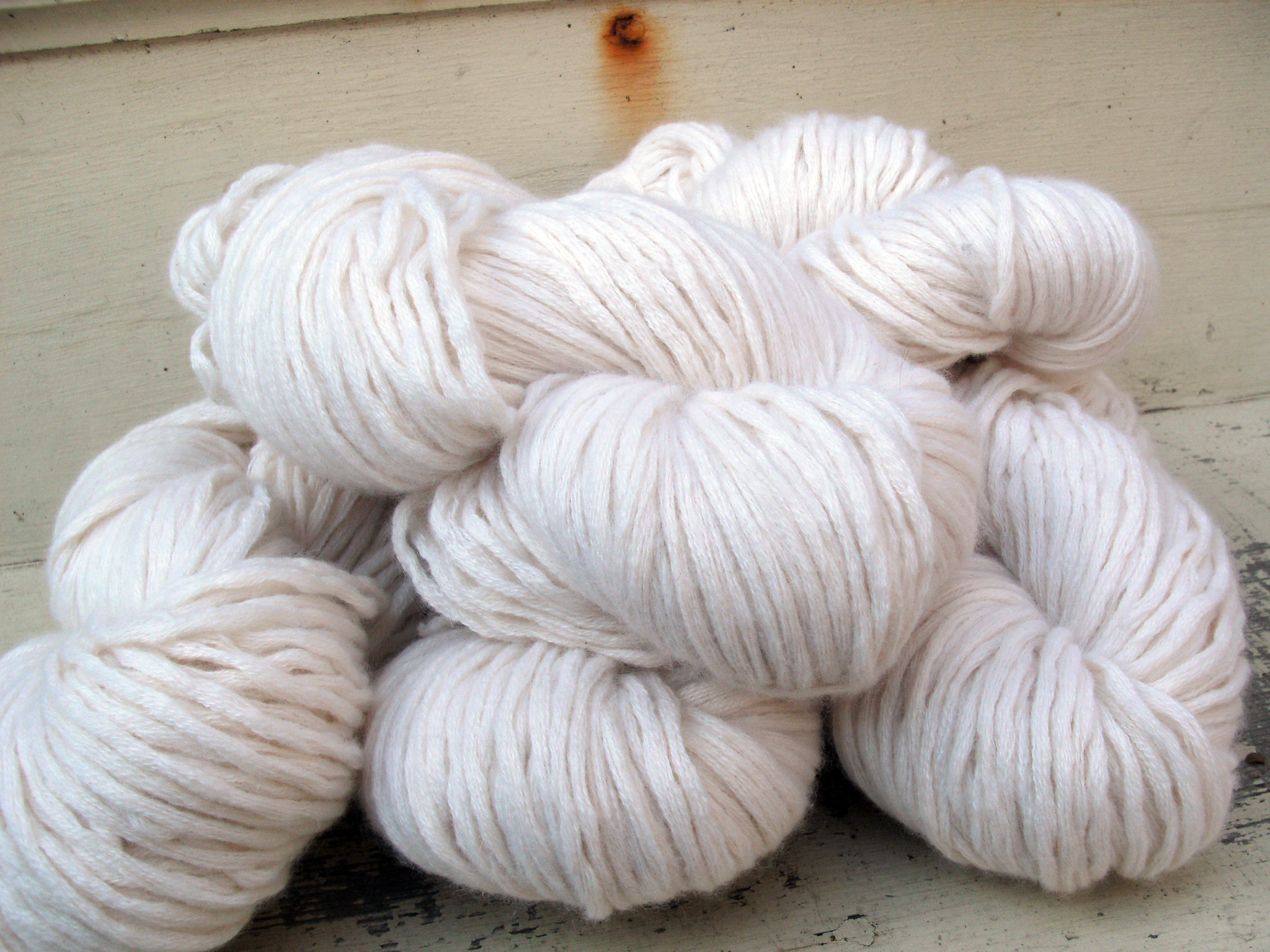 Lucky find great Cashmere yarn from a thrift store! FreshStitches