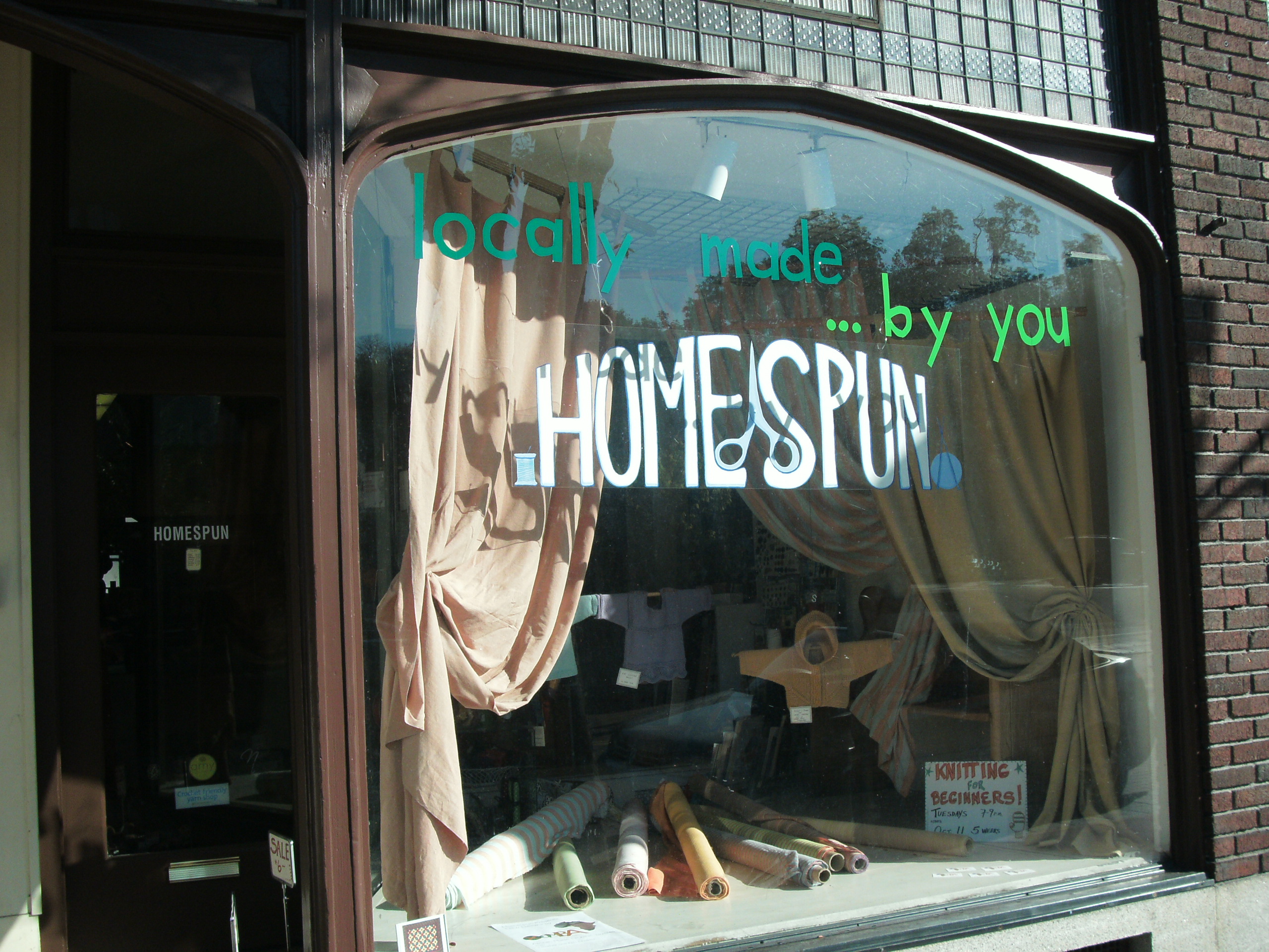 Homespun Boutique Yarn store in Ithaca, NY Shiny Happy World