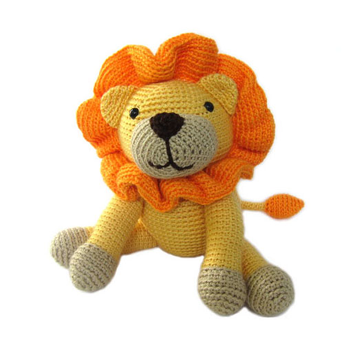 How to crochet the mane on a lion! Shiny Happy World