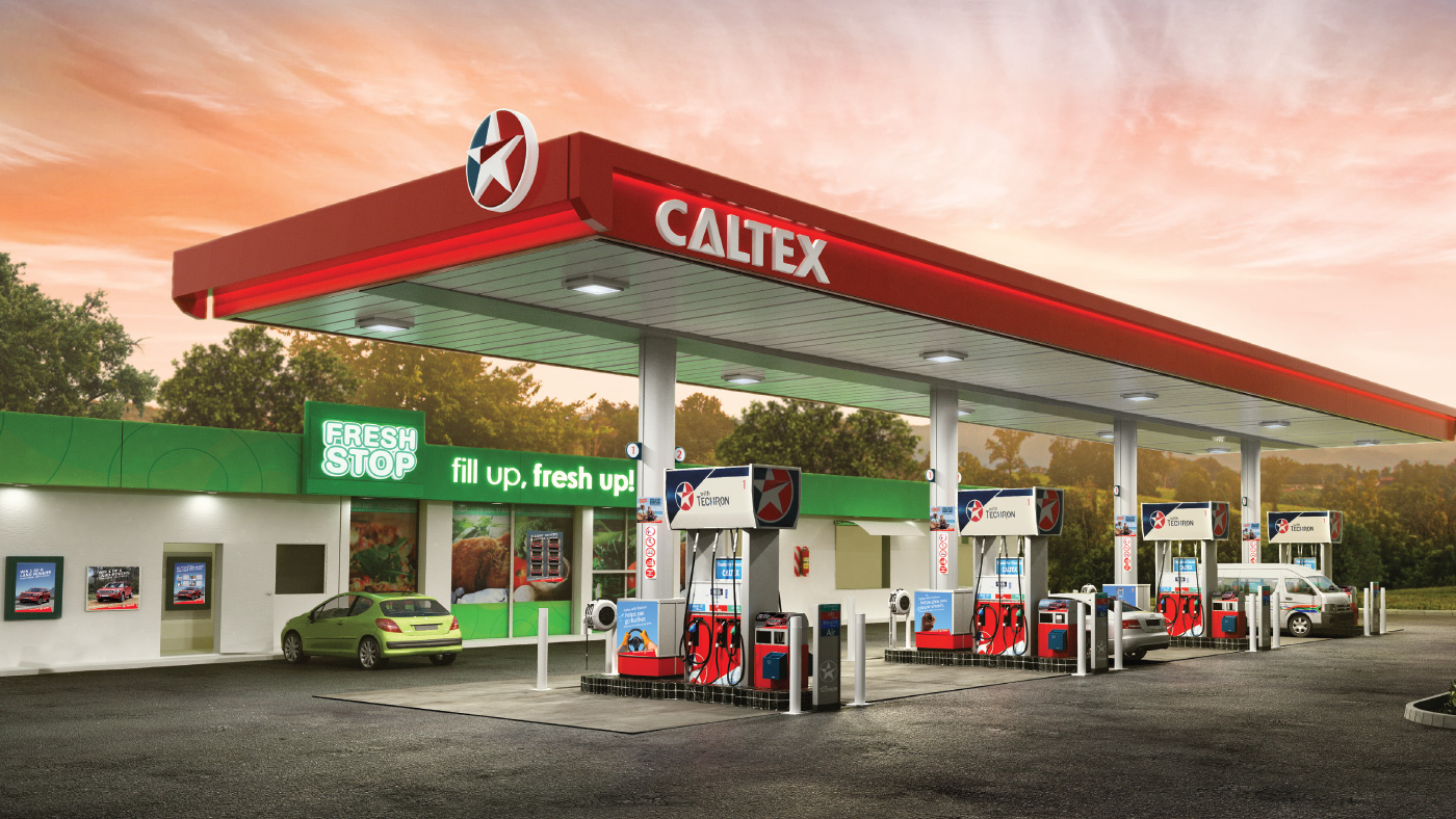PREVIOUS PETROL ATTENDANT PROUD FRESHSTOP AT CALTEX BUSINESS