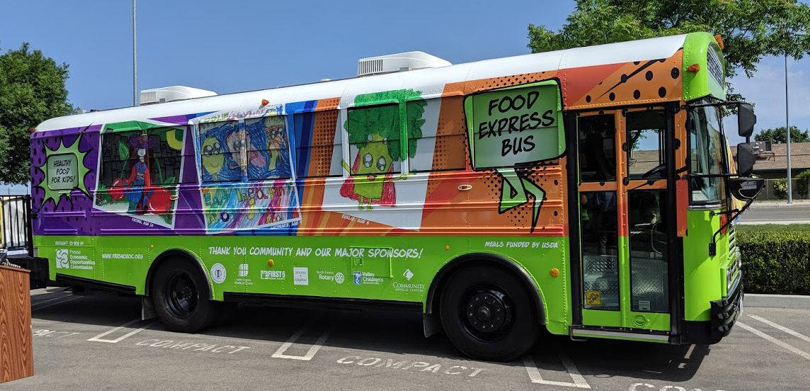 The Food Express Bus and Summer Meals for Kids Fresno Economic