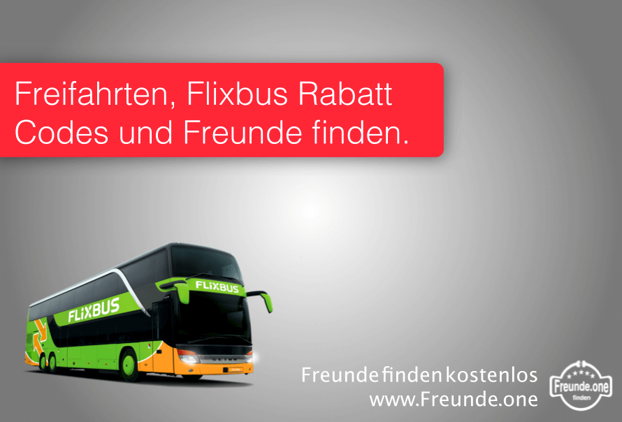 Flixbus Freifahrten und Flixbus Rabatt Codes erhalten