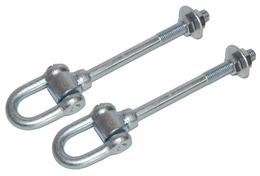 2 St. Schaukelhaken Karabinerhaken Sicherheitshaken Haken